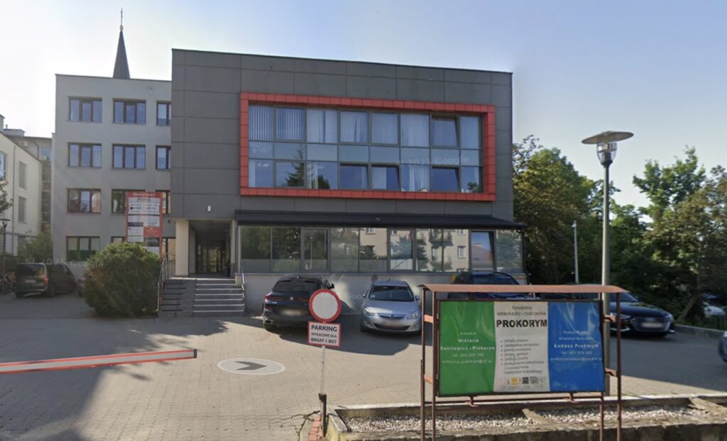 Biurowiec przy ul. Elektrycznej 1/3 w Białymstoku, w którym mieści się filia Kancelarii Jakubiec i Wspólnicy